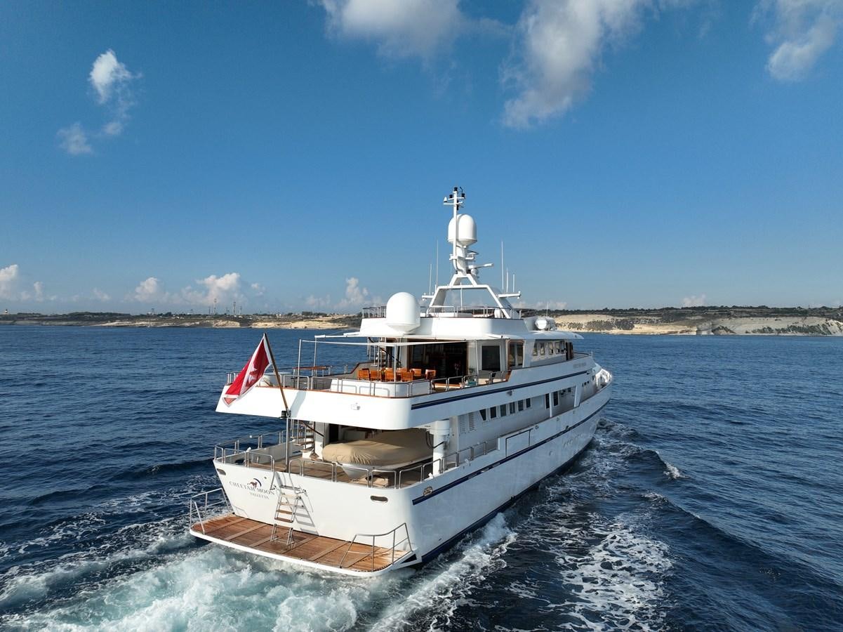 a boat on the water aboard CHEETAH MOON Yacht for Sale