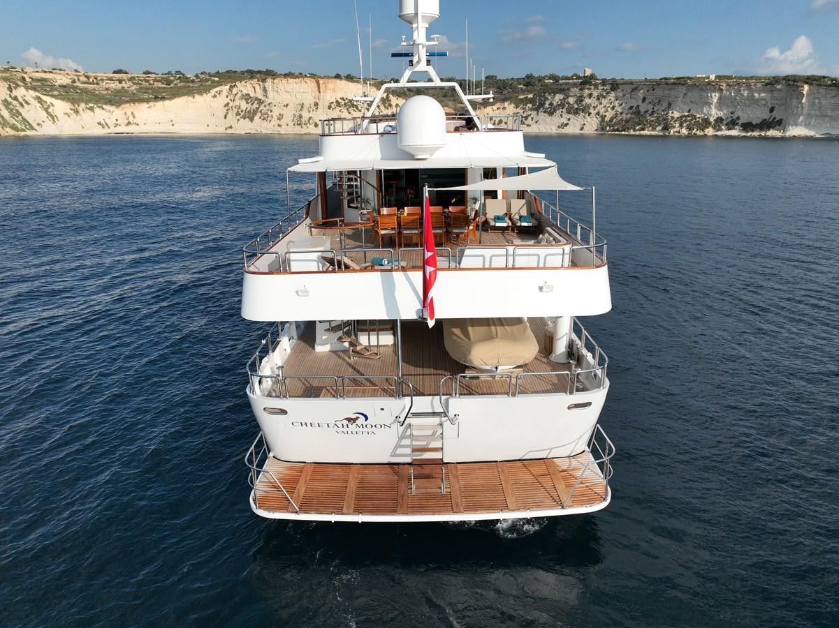 a boat on the water aboard CHEETAH MOON Yacht for Sale