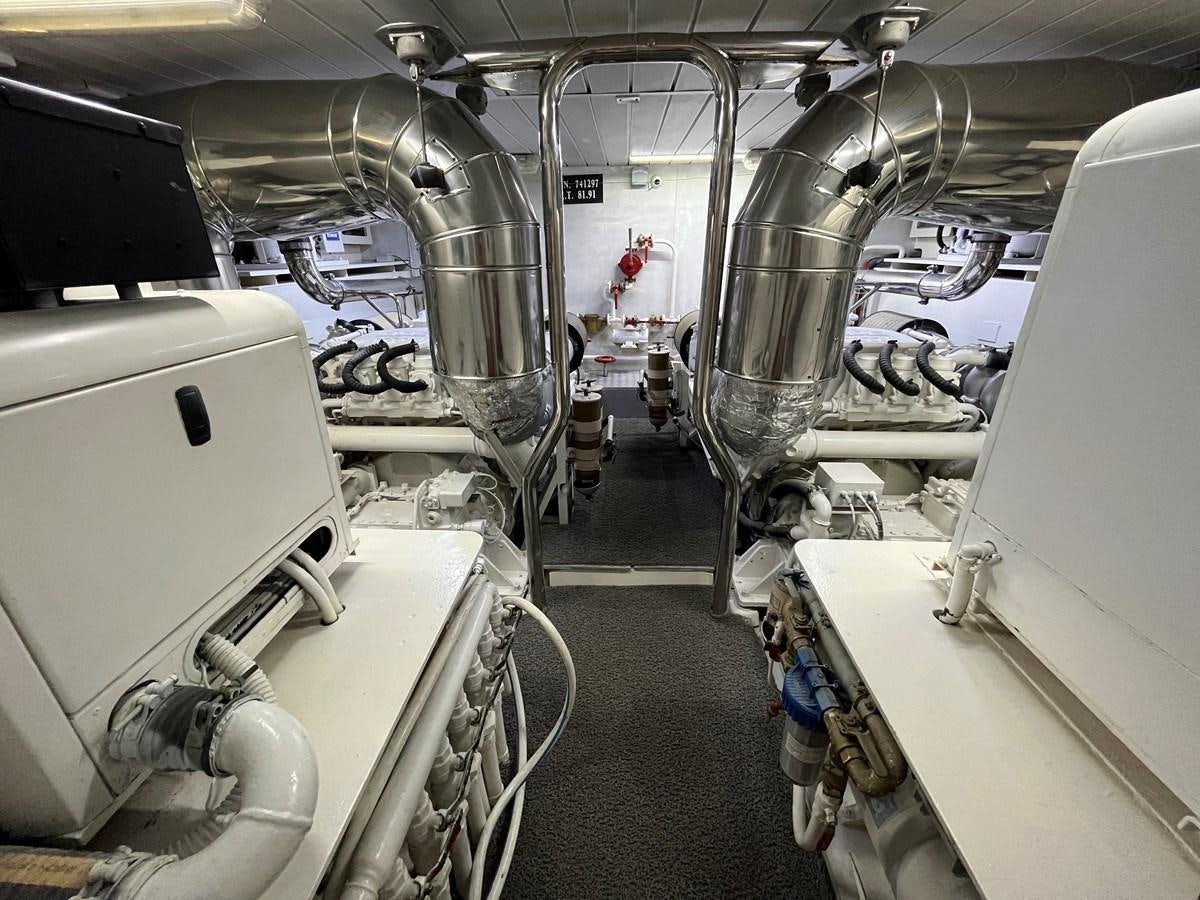a room with several machines aboard AZIMUT 85 Yacht for Sale
