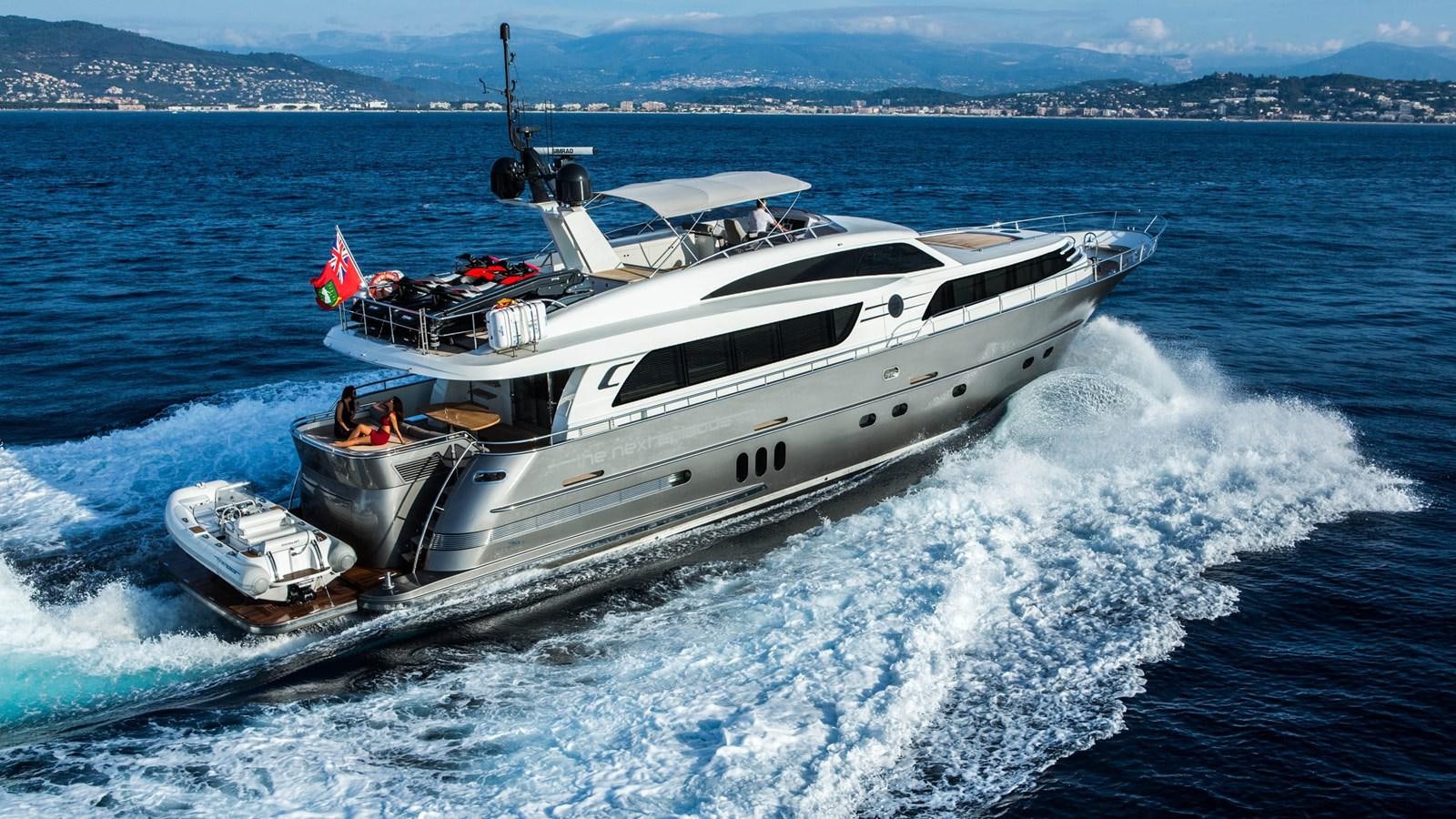 a boat on the water aboard O NOSO UNO Yacht for Sale