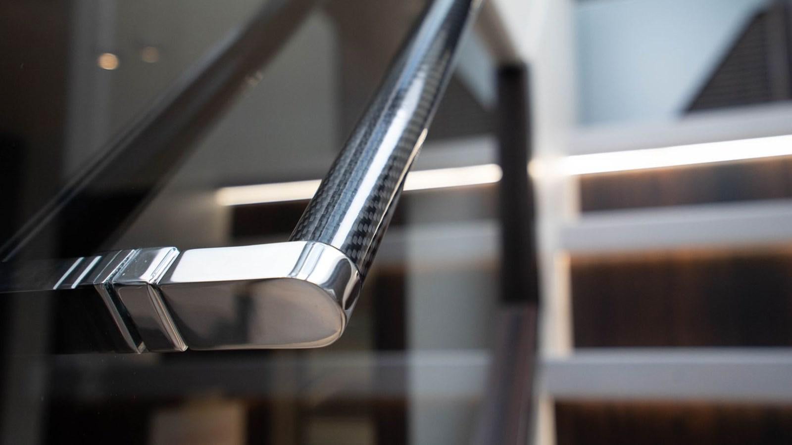 a close-up of a guitar aboard PREDATOR 74 XPS Yacht for Sale