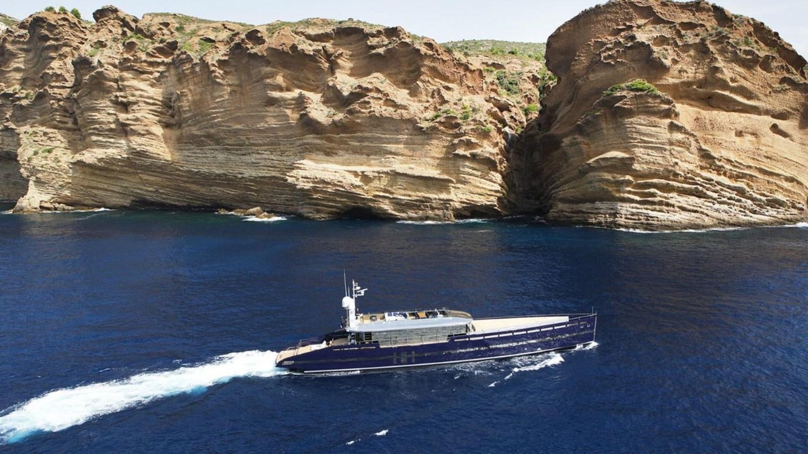 a boat sailing in the sea aboard BLADE II Yacht for Sale