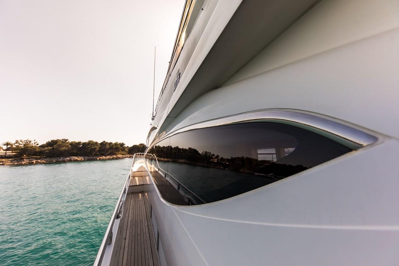 a boat on the water aboard 2009 PRINCESS 85 Yacht for Sale