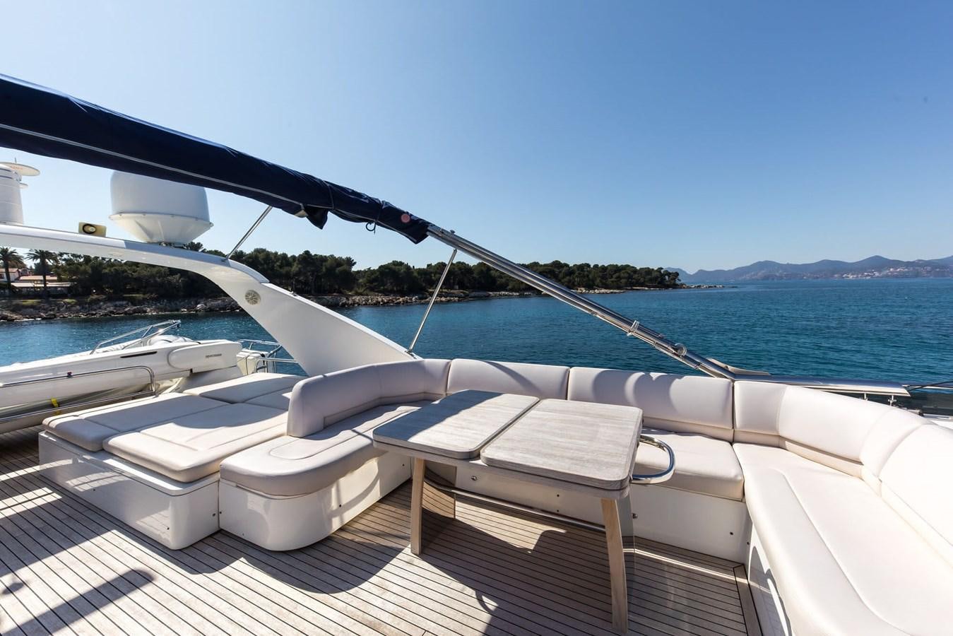 a boat on the water aboard 2009 PRINCESS 85 Yacht for Sale