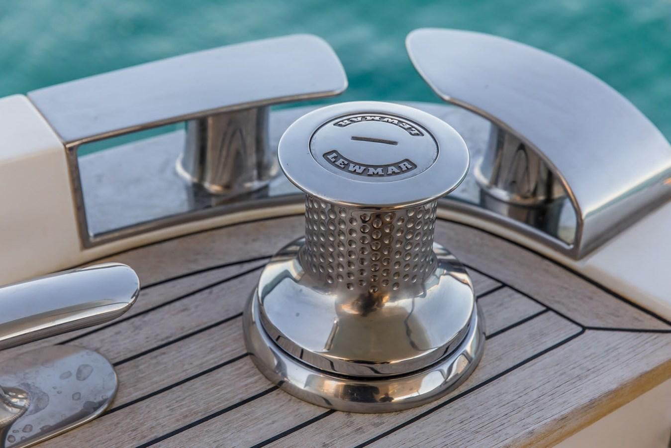 a silver and gold coin aboard 2009 PRINCESS 85 Yacht for Sale
