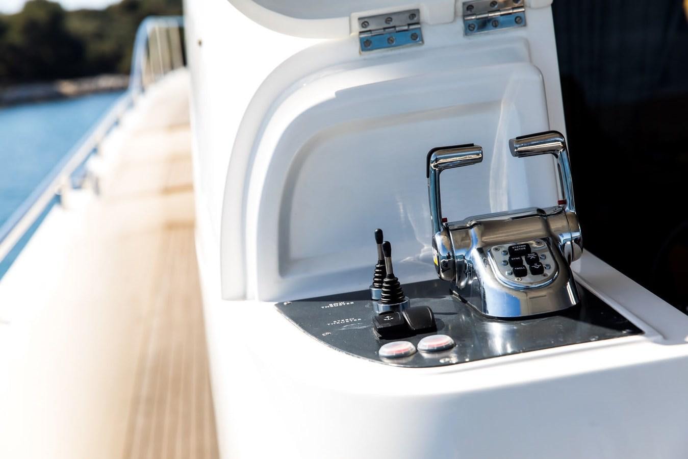 a machine on the counter aboard 2009 PRINCESS 85 Yacht for Sale