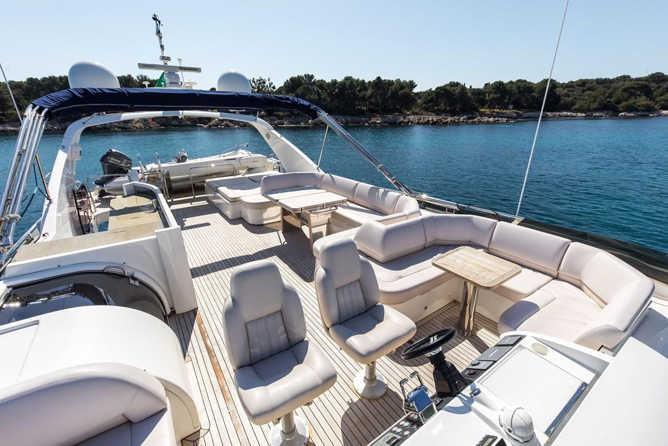 a boat on the water aboard 2009 PRINCESS 85 Yacht for Sale