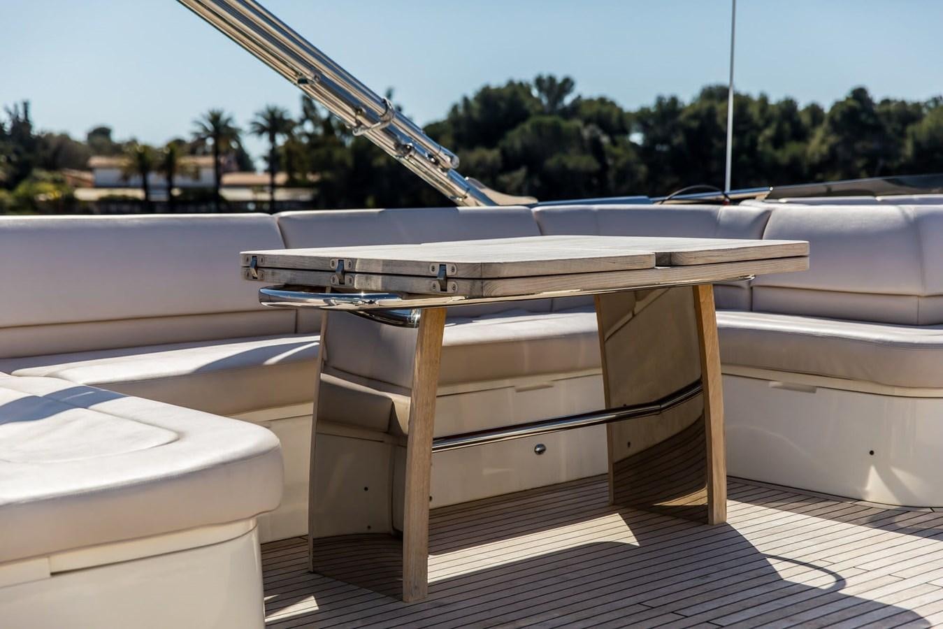 a table on a boat aboard 2009 PRINCESS 85 Yacht for Sale
