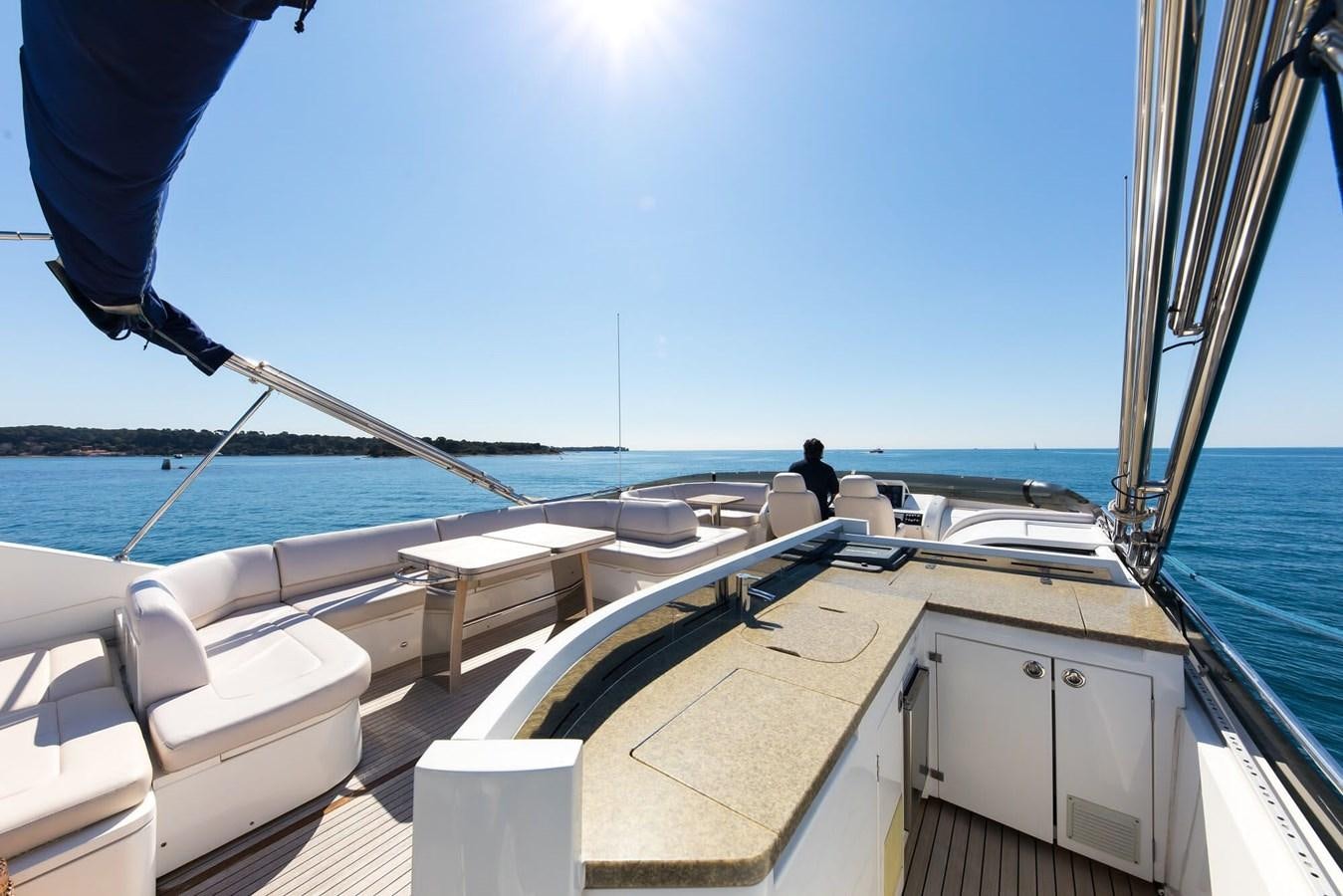 a boat on the water aboard 2009 PRINCESS 85 Yacht for Sale