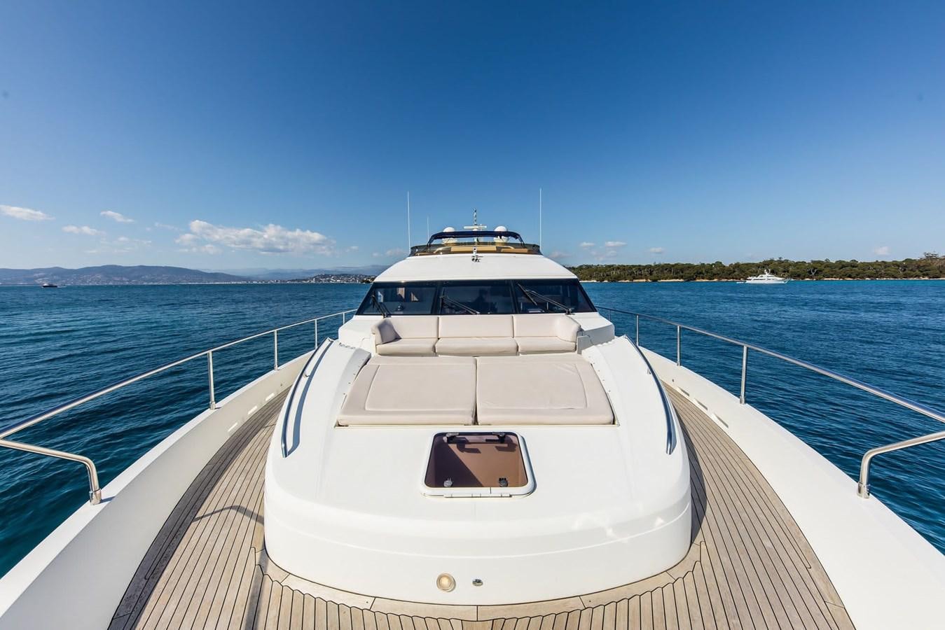 a boat on a body of water aboard 2009 PRINCESS 85 Yacht for Sale