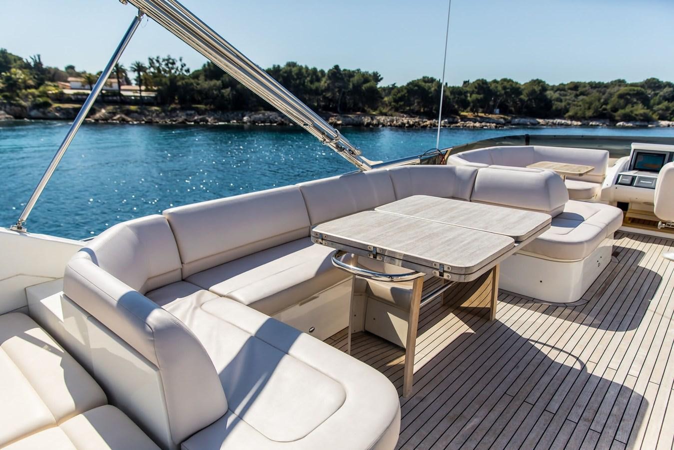 a boat on a dock aboard 2009 PRINCESS 85 Yacht for Sale