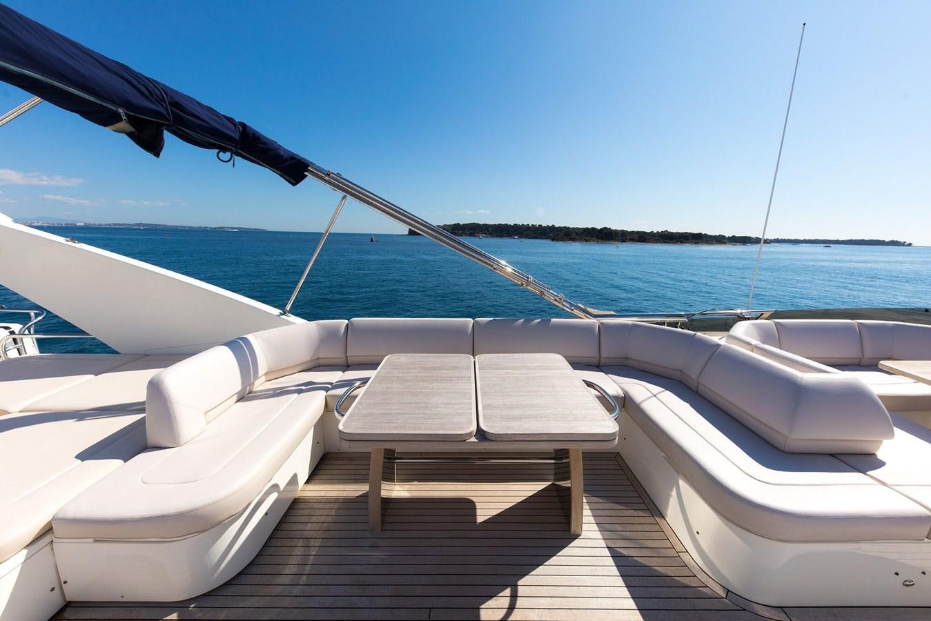 a boat on the water aboard 2009 PRINCESS 85 Yacht for Sale