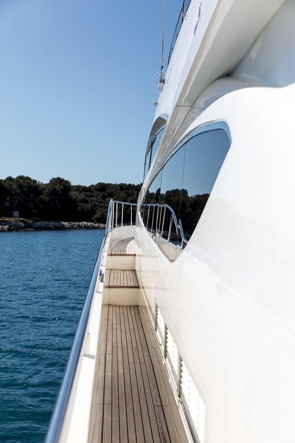 a boat on the water aboard 2009 PRINCESS 85 Yacht for Sale