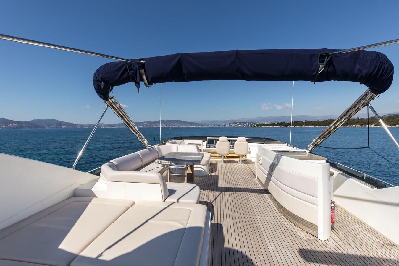 a boat on the water aboard 2009 PRINCESS 85 Yacht for Sale