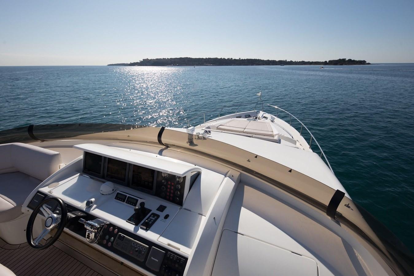 a boat on the water aboard 2009 PRINCESS 85 Yacht for Sale