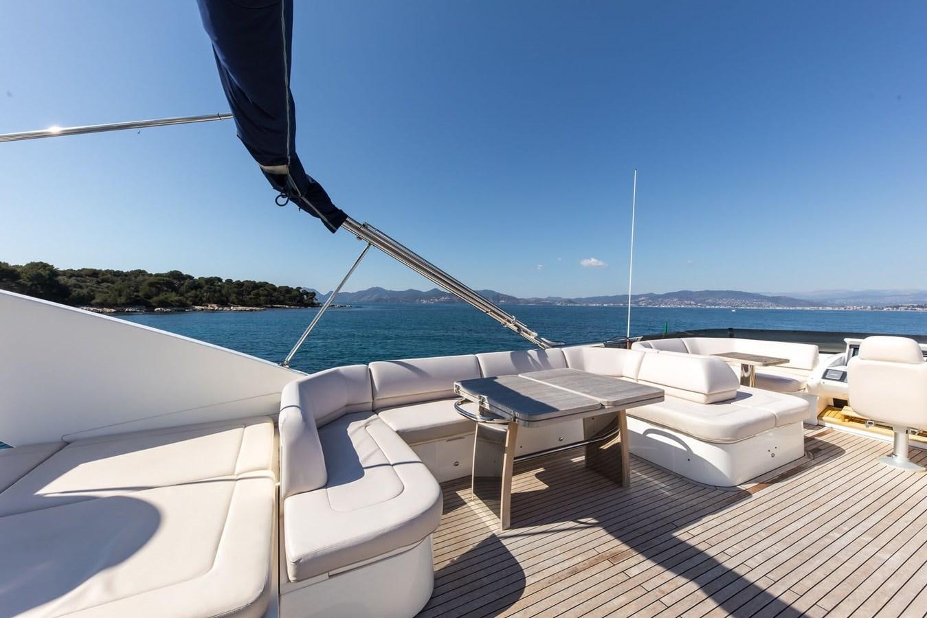 a boat on the water aboard 2009 PRINCESS 85 Yacht for Sale