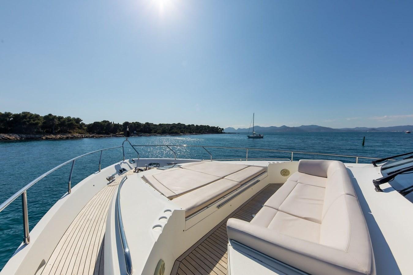 a boat on the water aboard 2009 PRINCESS 85 Yacht for Sale