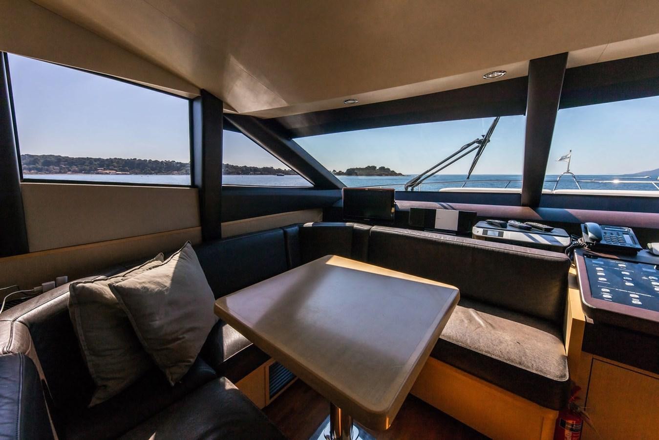 inside of a car aboard 2009 PRINCESS 85 Yacht for Sale