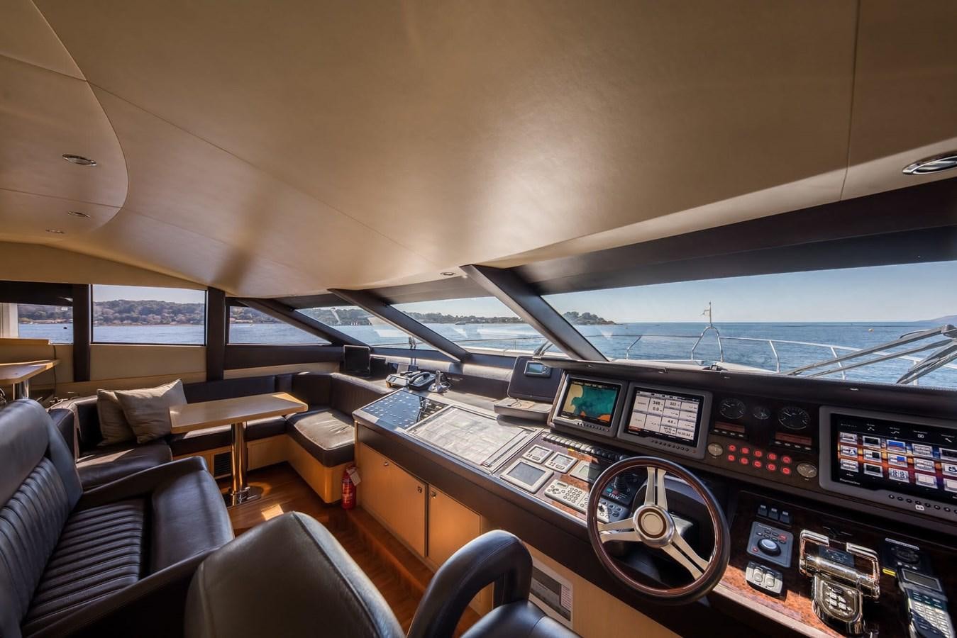 inside of a plane aboard 2009 PRINCESS 85 Yacht for Sale