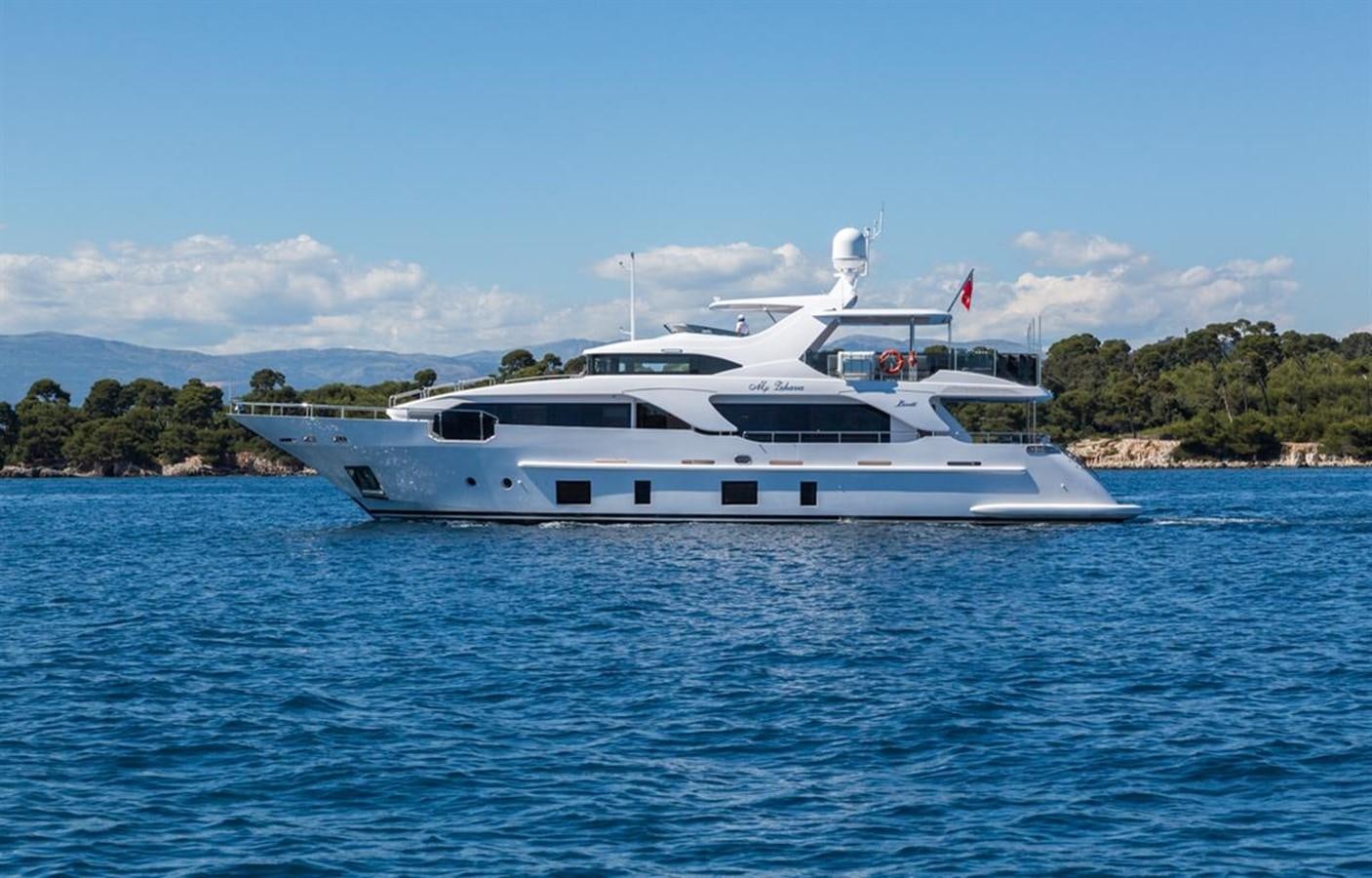 a boat in the water aboard MY ZEHAVA Yacht for Sale