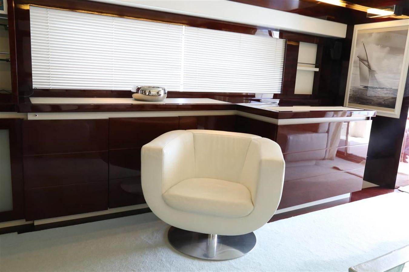 a toilet in a room aboard AMER 86 Yacht for Sale
