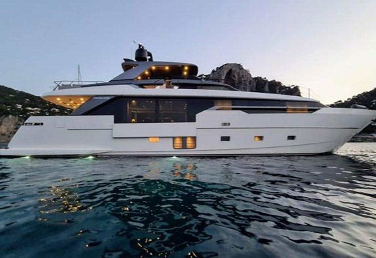 a boat in the water aboard 2021 SANLORENZO SD96 #95 Yacht for Sale