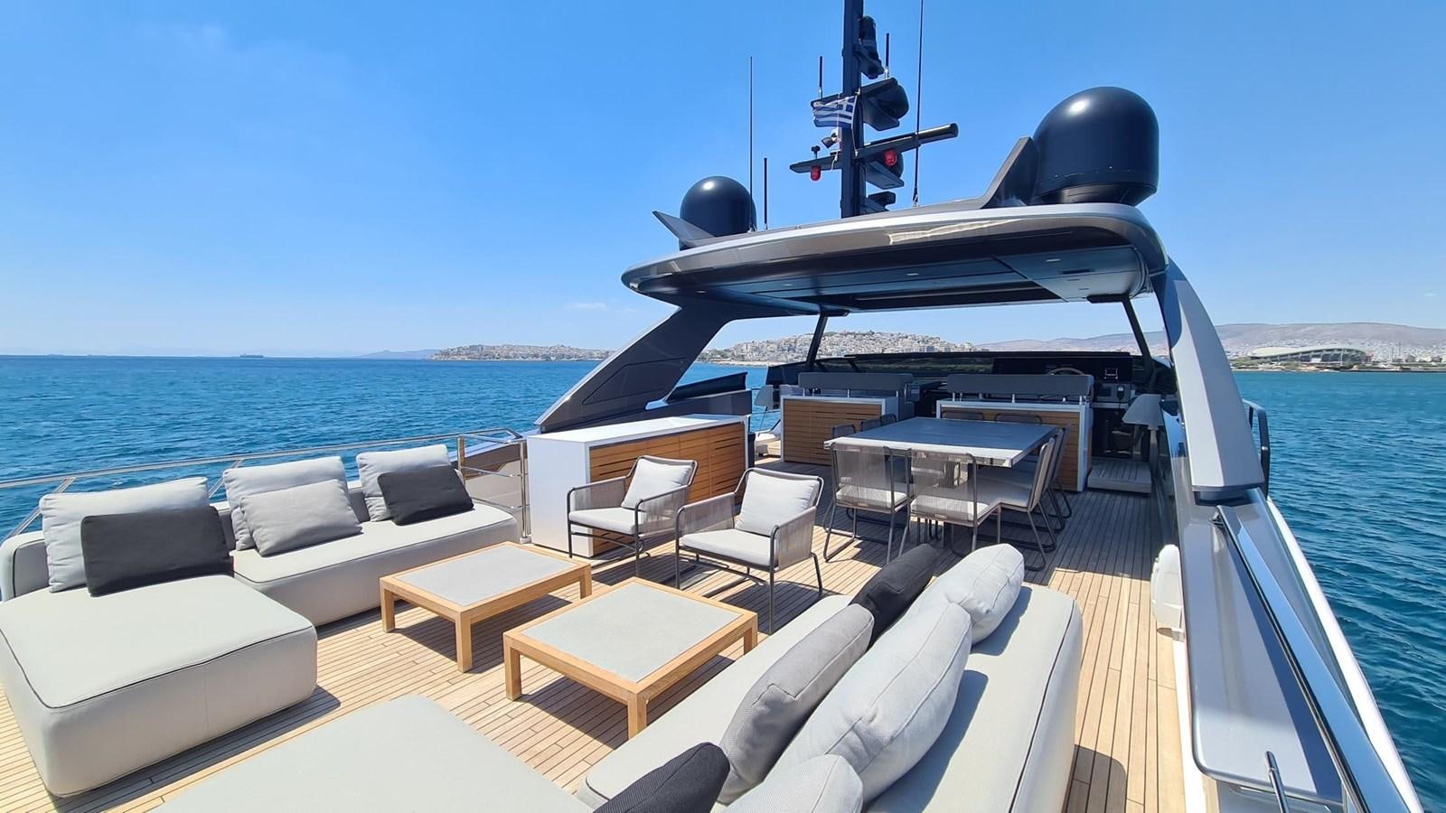 a boat on the water aboard 2021 SANLORENZO SD96 #95 Yacht for Sale