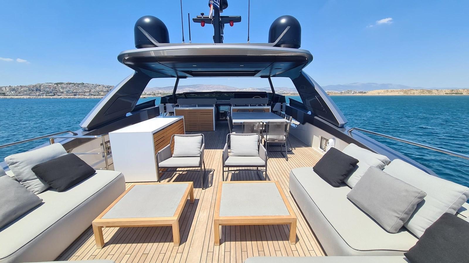 a boat on the water aboard 2021 SANLORENZO SD96 #95 Yacht for Sale