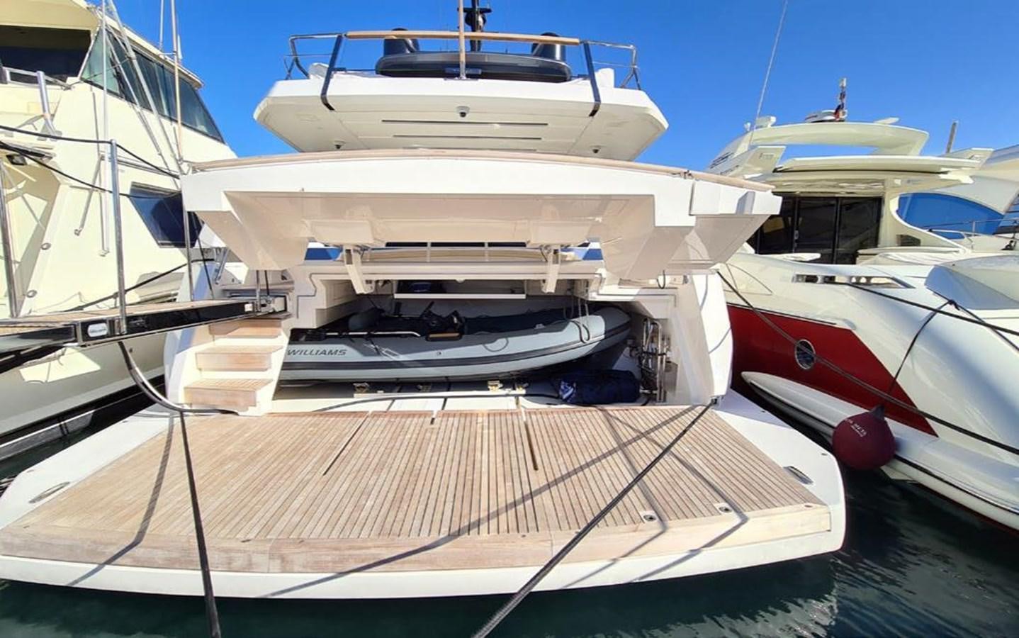 a group of boats are parked in a harbor aboard 2021 SANLORENZO SD96 #95 Yacht for Sale