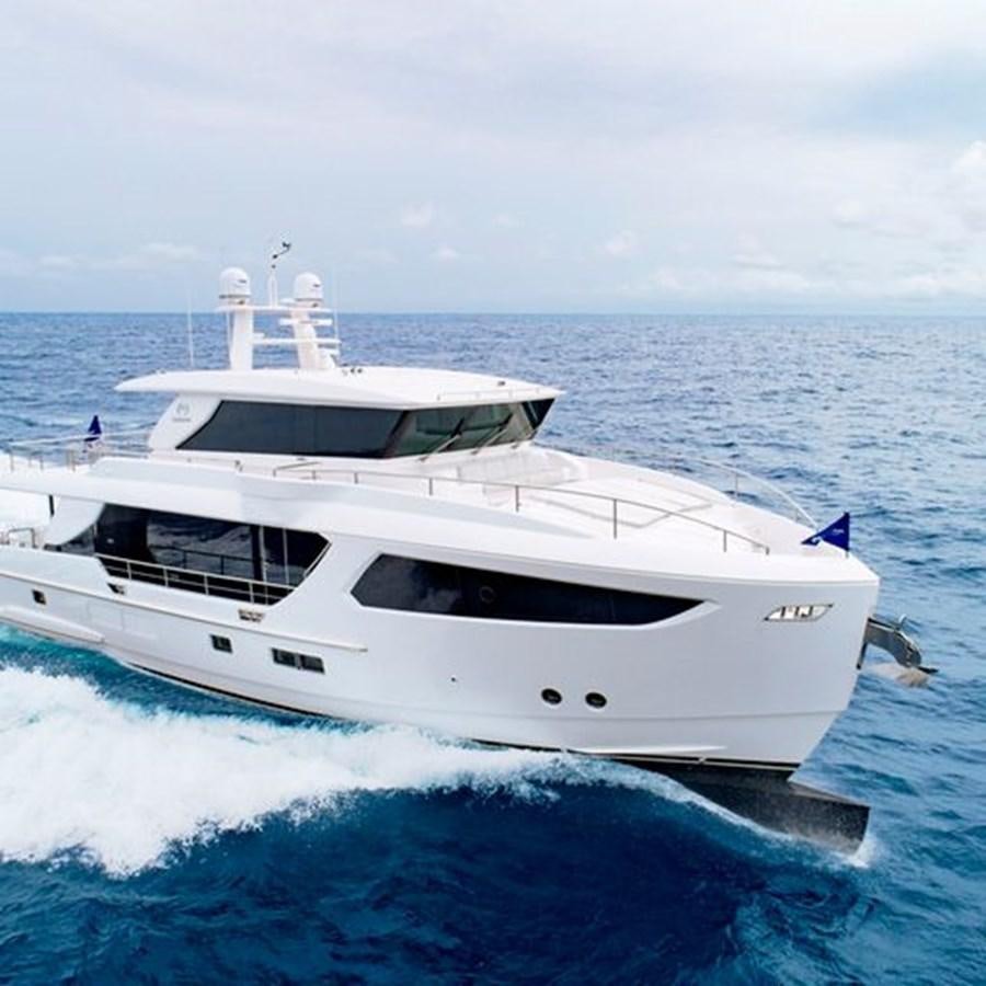 a boat on the water aboard ONE MORE TIME Yacht for Sale