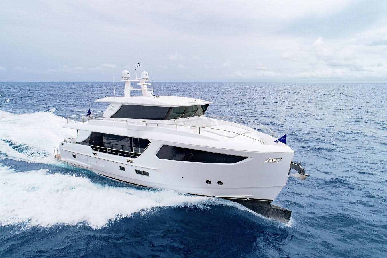 a boat on the water aboard ONE MORE TIME Yacht for Sale