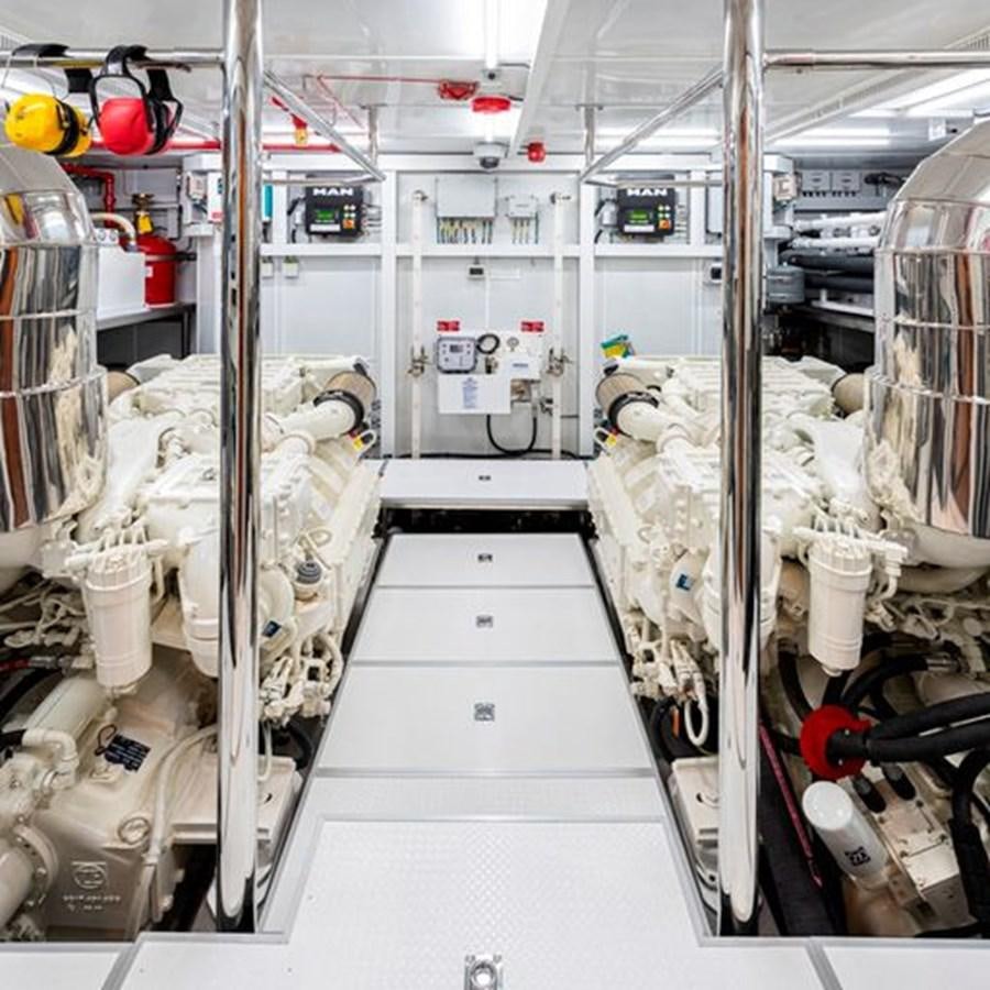 a room with several machines aboard ONE MORE TIME Yacht for Sale