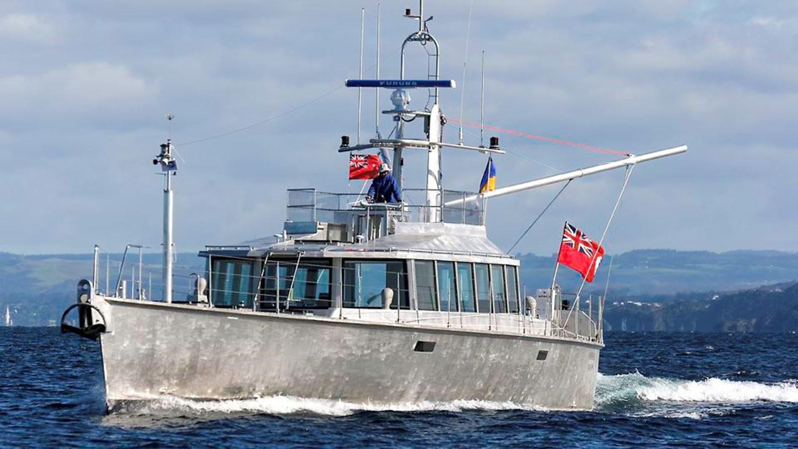 a boat sailing on the sea aboard WIND HORSE Yacht for Sale