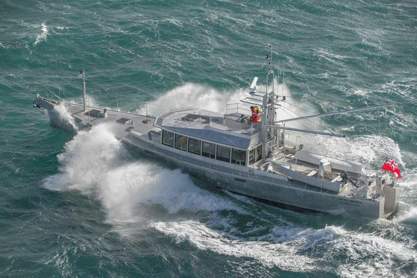 a boat on the water aboard WIND HORSE Yacht for Sale