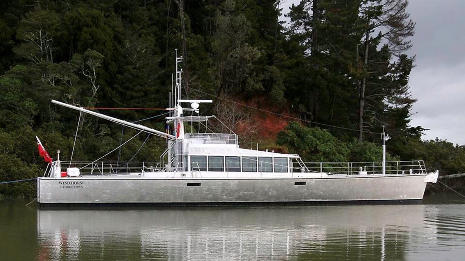 a boat on the water aboard WIND HORSE Yacht for Sale