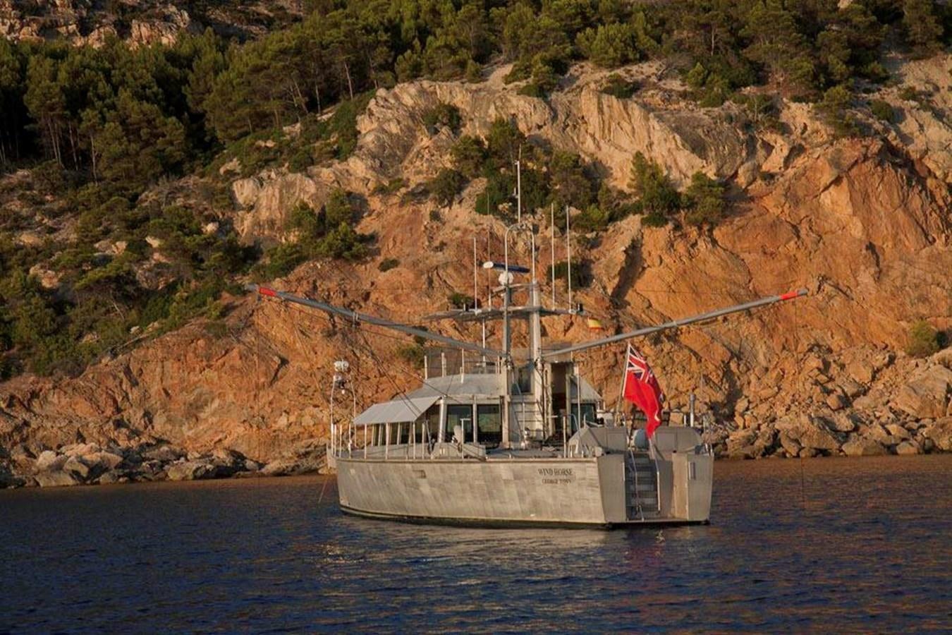 a boat on the water aboard WIND HORSE Yacht for Sale