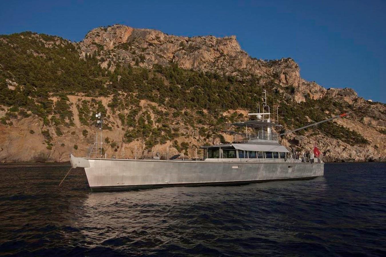 a boat on the water aboard WIND HORSE Yacht for Sale