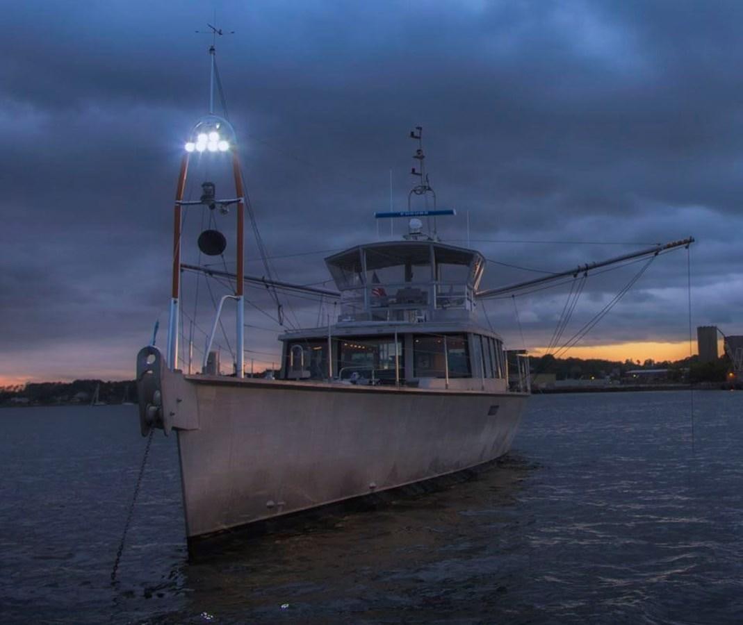 a ship in the water aboard WIND HORSE Yacht for Sale