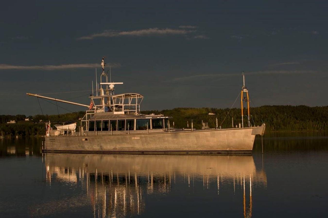 a boat on the water aboard WIND HORSE Yacht for Sale