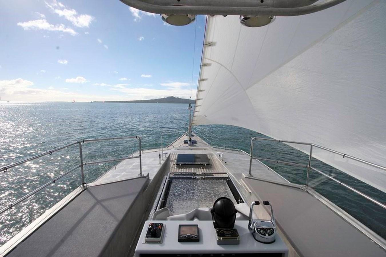 a view of the ocean from a boat aboard WIND HORSE Yacht for Sale