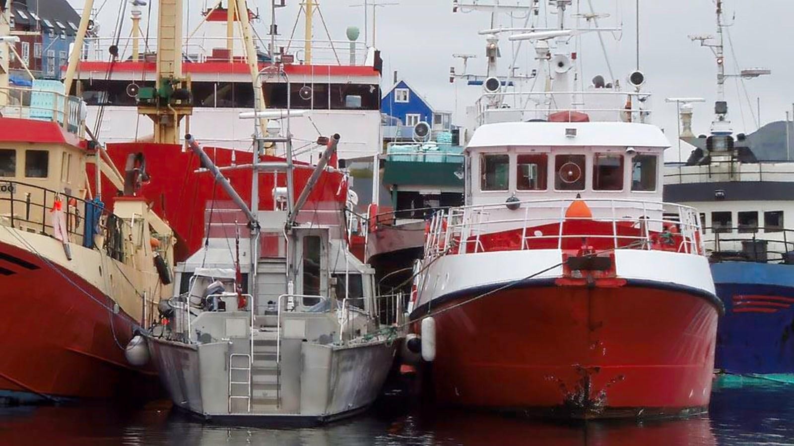boats in a harbor aboard WIND HORSE Yacht for Sale