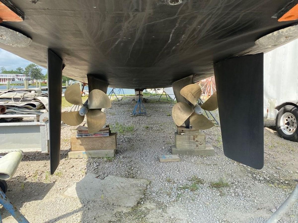 a large metal structure with a cylindrical object on top aboard WIND HORSE Yacht for Sale