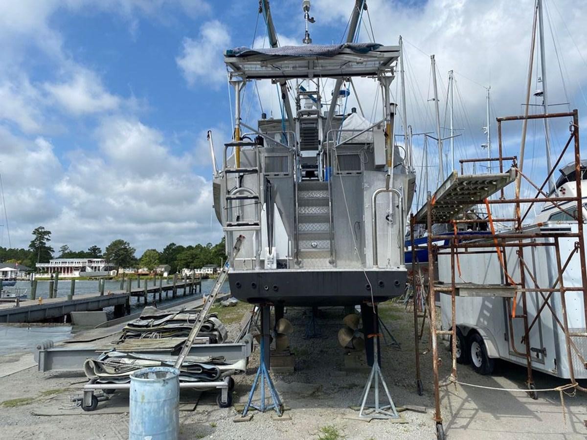 a machine on the dock aboard WIND HORSE Yacht for Sale