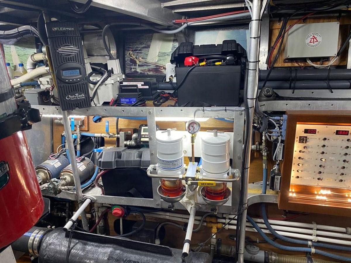 a close-up of a machine aboard WIND HORSE Yacht for Sale