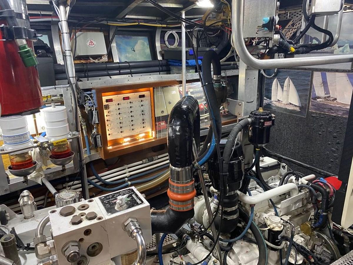 a machine with wires aboard WIND HORSE Yacht for Sale