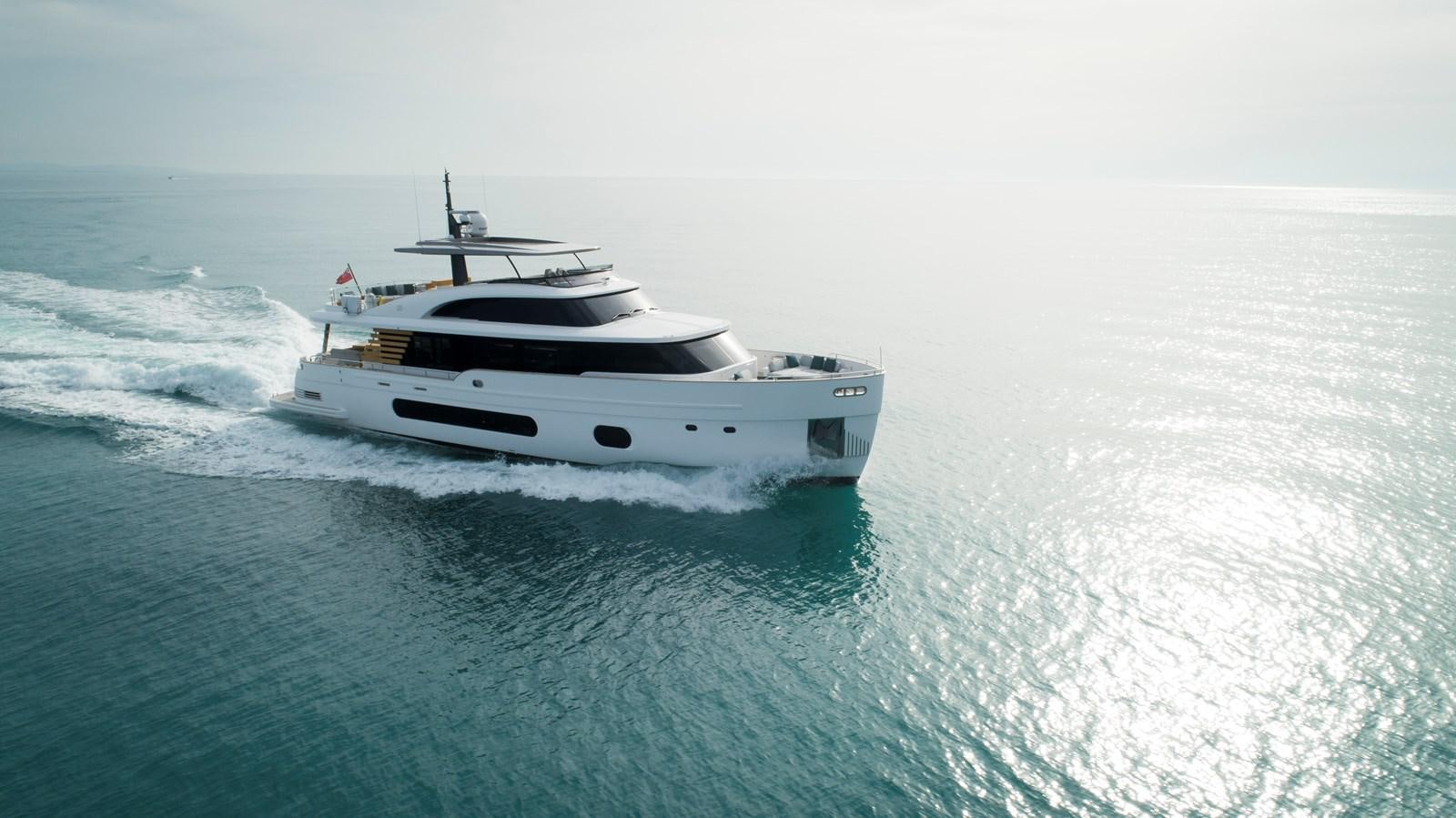 a boat on the water aboard ANDALA Yacht for Sale