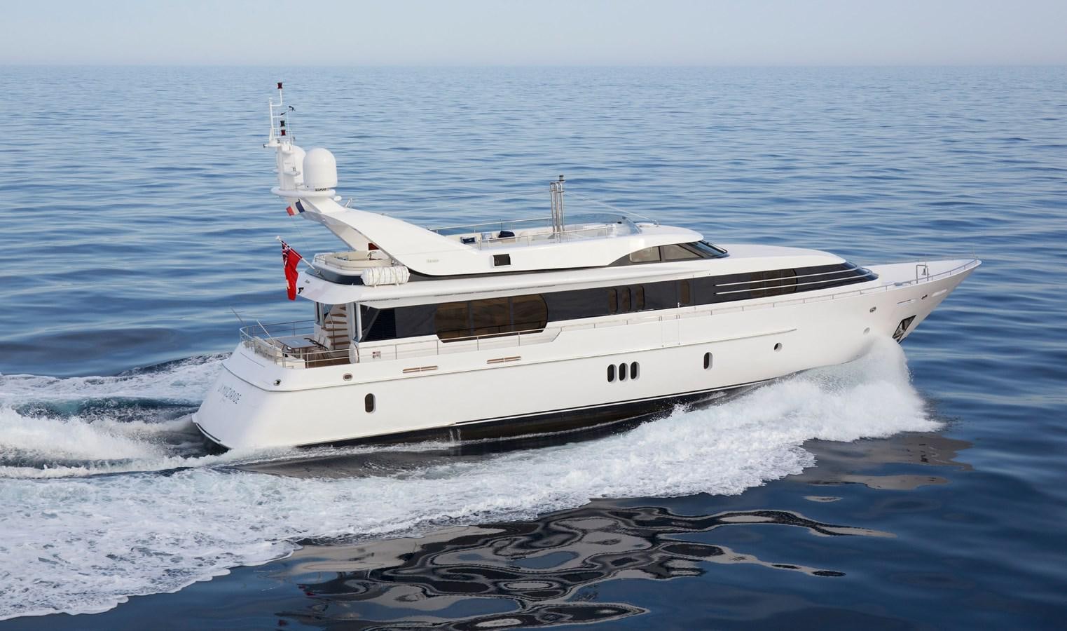 a boat on the water aboard LA MASCARADE Yacht for Sale