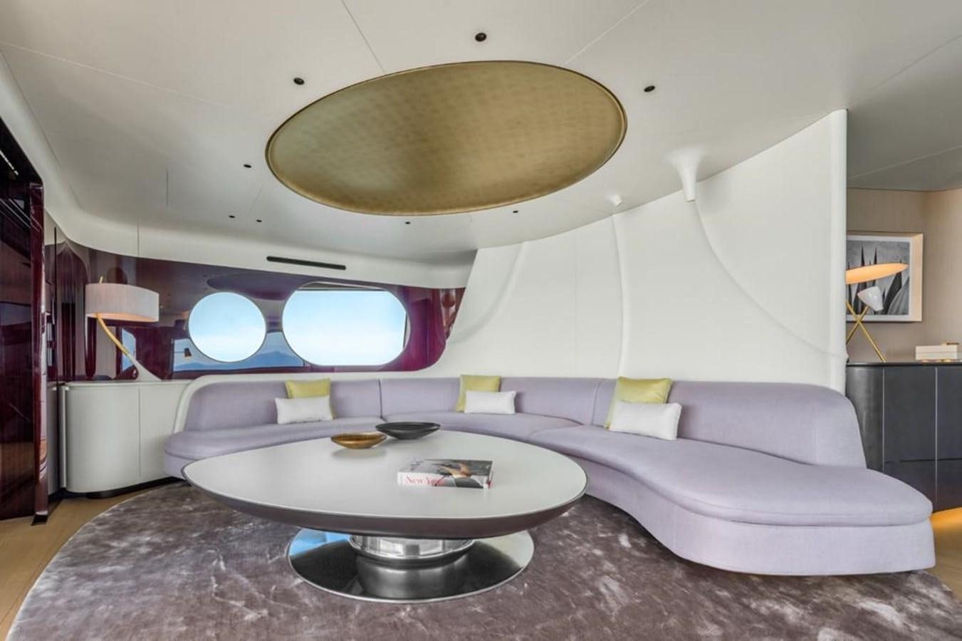 a room with a couch and a table aboard SHABBY Yacht for Sale