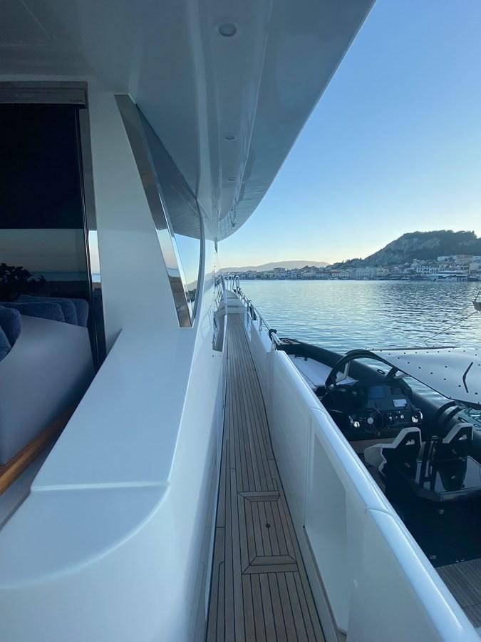 a boat on the water aboard FREE MIND Yacht for Sale