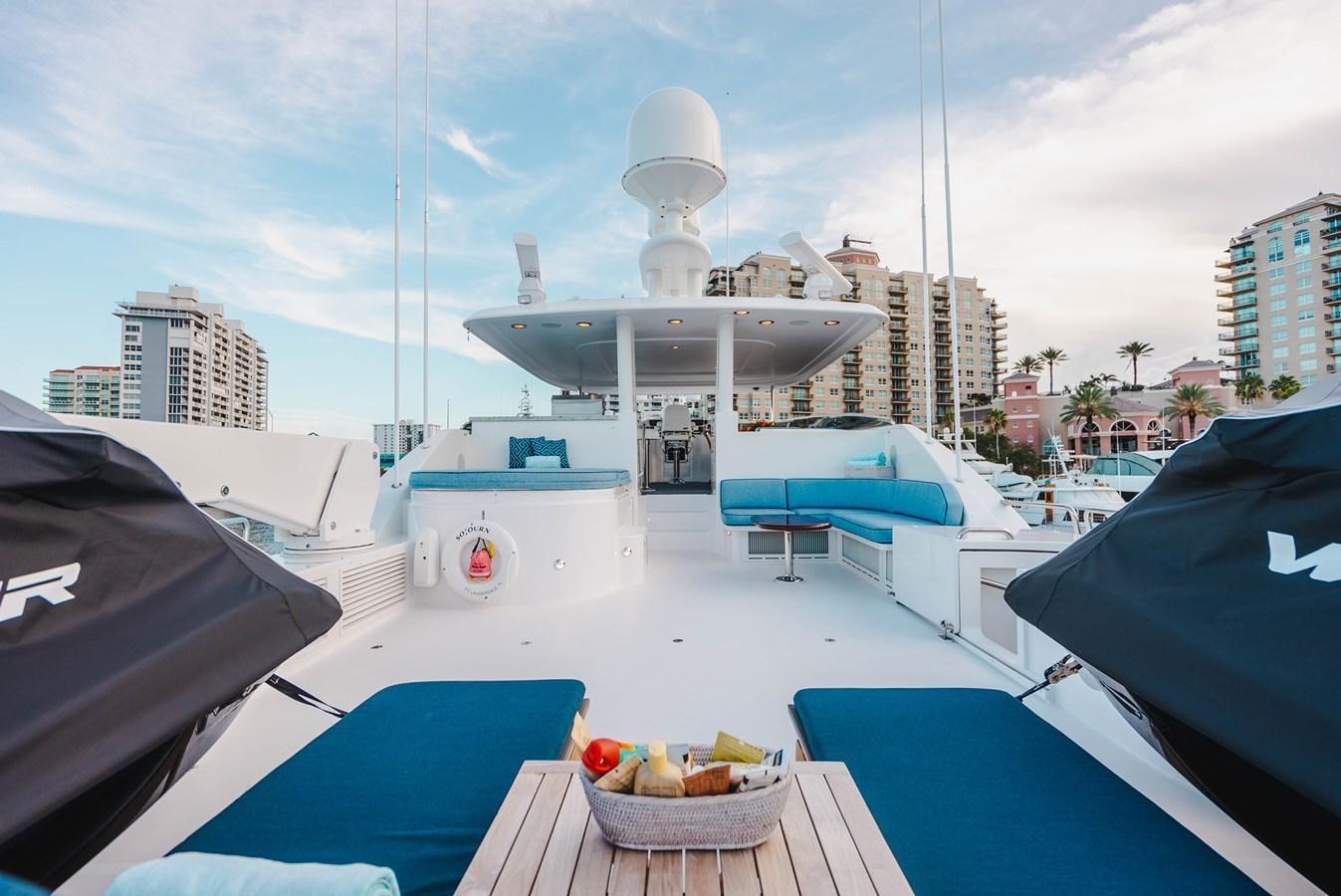 a boat on the water aboard LA LADY Yacht for Sale
